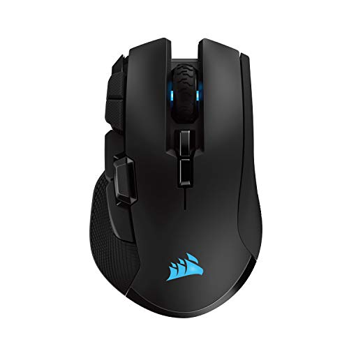 Corsair Ironclaw Wireless RGB - FPS and MOBA Gaming Mouse - 18,000 DPI Optical Sensor - Sub-1 ms SLIPSTREAM Wireless