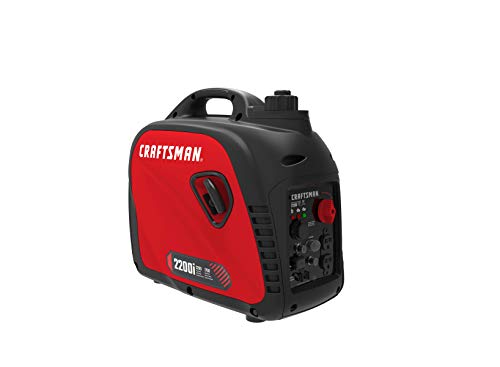 CRAFTSMAN C0010020 2,200-Watt Gas Portable Generator 50-State/CARB Compliant, Powered by Generac