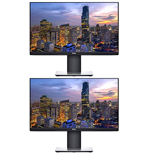 Dell P2219H 21.5 Inch FHD (1920 x 1080) LED Backlit Anti-Glare IPS Monitor 2-Pack with HDMI, VGA and DisplayPort (NOT The P2222H Model)