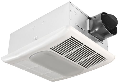 Delta Breez Radiance 80 CFM Exhaust Bath Fan with Light and Heater