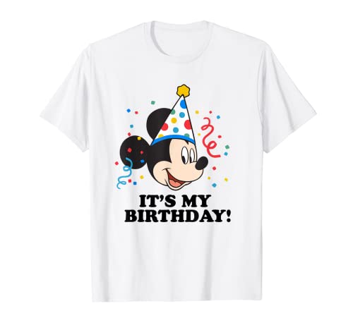 Disney Mickey Mouse It's My Birthday! T-Shirt T-Shirt