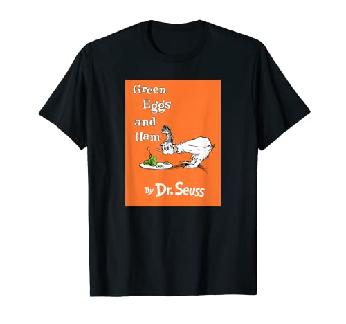 Dr. Seuss Green Eggs and Ham Book Cover T-Shirt