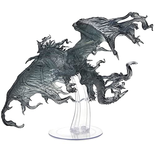 Dungeons & Dragons D&D Icons of The Realms: Adult Blue Shadow Dragon - Painted Figure, RPG Miniatures, Display Or Use with Your Tabletop Roleplaying Games