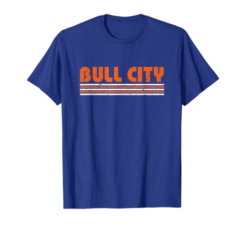 Durham Bull City Vintage 80s Retro Style T-Shirt