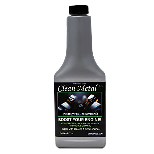 DWD2 Clean Metal Conditioner - Engine Oil Additive, Friction Reducer and Stiction Eliminator for Diesel and Gasoline Engines Improve Performance and Gas Mileage - Enhance Your Motor Oil! (7.oz)