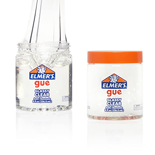 Elmer's Gue Premade Slime, Glassy Clear Slime, Great For Mixing In Add-ins, 1 Count