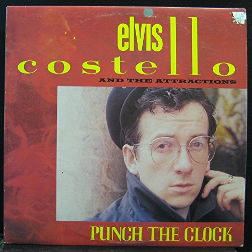 Elvis Costello & Attractions PUNCH THE CLOCK vinyl record