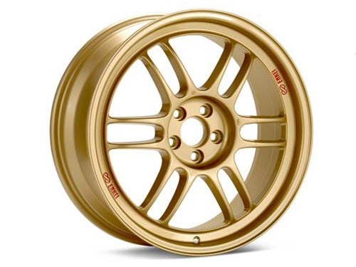 Enkei RPF1 17x8 5x114.3 45mm Offset 73mm Bore Gold Wheels - Set of 4