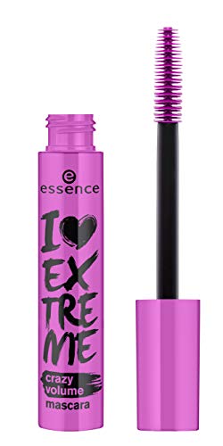 essence | I Love Extreme Volume Mascara Crazy Volume | Paraben Free | Cruelty Free | Black (Pack of 1, Crazy Volume)