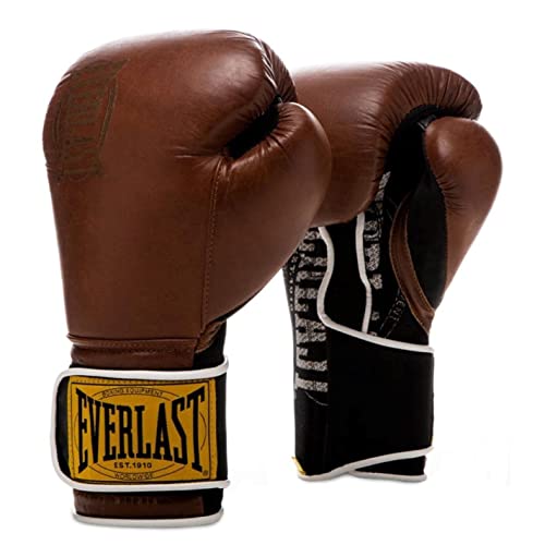 Everlast P00002502 1910 Classic Training Glove Brown 14OZ