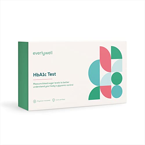 Everlywell HbA1c Test - at-Home Collection Kit Measures Hemoglobin A1c - Accurate Results from a CLIA-Certified Lab Within Days - Ages 18+