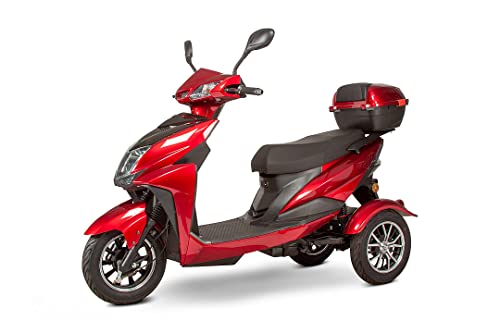 EWheels EW-10 3 Wheel Sporty Mobility Recreational Travel Scooter Red