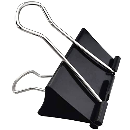 Extra Large Binder Clips 2.4 Inch (36 Pack), Upgrade Giant Binder Clips Big Paper Clips Clamps for Office and Home Supplies, Black by Aellabus