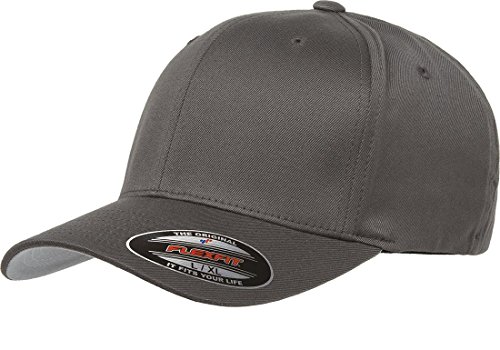 Flexfit Mens Men's Athletic Baseball Fitted Cap, Dark Gray, Large-X-Large US