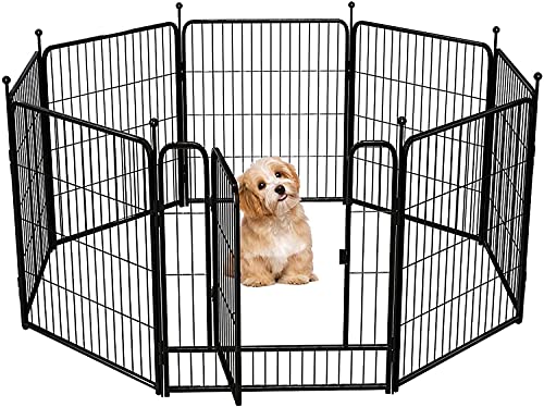 FXW Rollick Dog Playpen, 32" Height for Small/Medium Dogs, Designed for Camping, Yard, 8 Panels