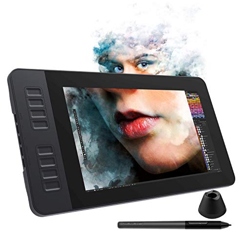 GAOMON PD1161 Drawing Tablet 11.6 Inch IPS Tilt Support Pen Display - Drawing Pad with 8 Shortcuts and 8192 Levels Battery-Free AP50 Stylus