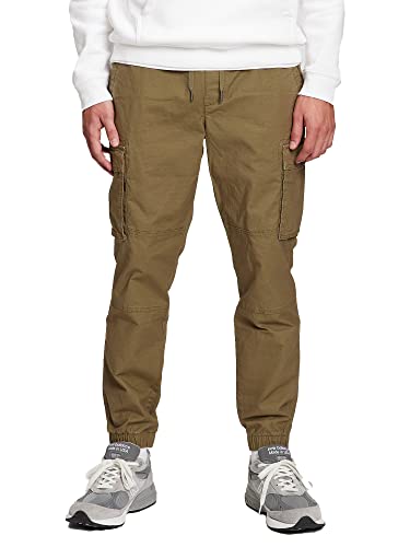 GAP Mens Cargo Jogger Casual Pants, Green Khaki, XX-Large US