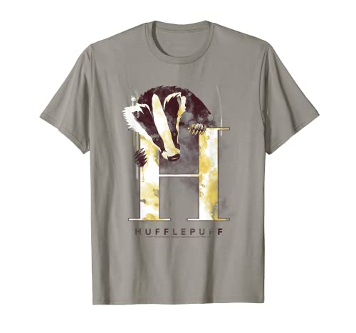 Harry Potter Hufflepuff House Watercolor T-Shirt