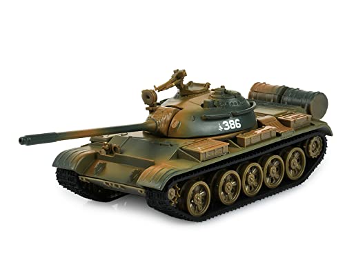 Heavy Duty Military Russian Tank T55 1:56 Alloy Diecast Tank Model Toy - Ideal Birthday Surprise for Teen Boy, Army Friend