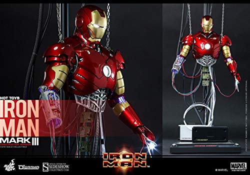 Hot Toys Iron Man 1/6 Action Figure Iron Man Mark III Construction Version