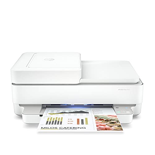 HP Envy Pro 6452 Wireless All-in-One Color Inkjet Printer, Mobile Print, Scan & Copy, Instant Ink Ready, 5SE47A (Renewed)