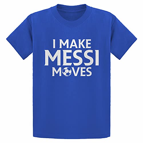 I Make Messi Moves Youth L - (10-12) Royal Blue Youth T-Shirt