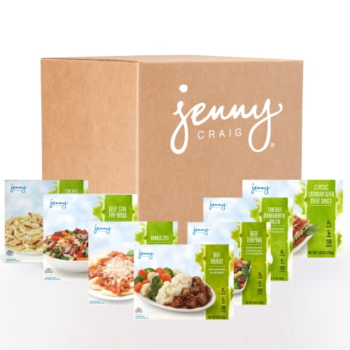 JENNY CRAIG DINNER BUNDLE WEEK 1 MENU - Frozen Meal Kit Includes 7 Full Dinners to Remove the Prep Work - Enjoy Premade Meals & Eat Better, Live Healthier & Create New Habits