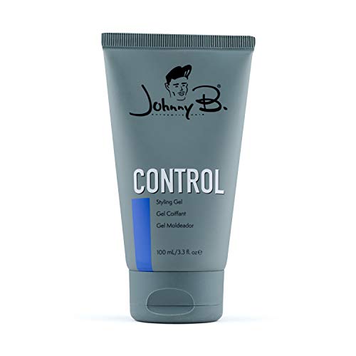 JOHNNY B. Control Alcohol-Free Hair Styling Gel, Strong Hold, All Hair Types 3.3 oz.