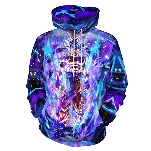 JUST FUNKY Dragon Ball Hoodie Adult Anime Hoodies Fashion Pullover Sweatshirt