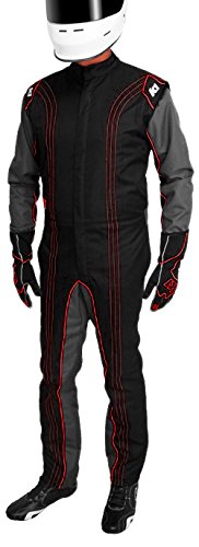 K1 Race Gear CIK/FIA Level 2 Approved Kart Racing Suit (Red, XX-Large)