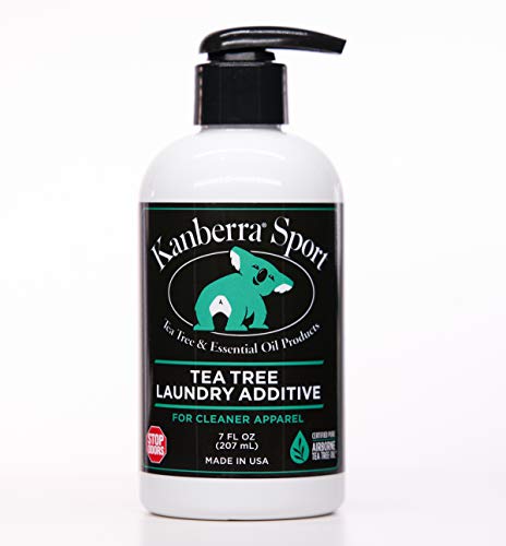 Kanberra Sport | Tea Tree Laundry Additive, Unscented | Odor and Stain Remover| All Natural, Water based, and Non-Toxic | Technical fabric and HE washing machine safe | Made in the USA. Stop odors nat