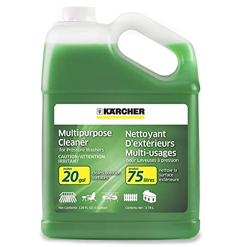 Karcher Pressure Washer Multi-Purpose Cleaning Soap Concentrate – For All Outdoor Surfaces – 1 Gallon