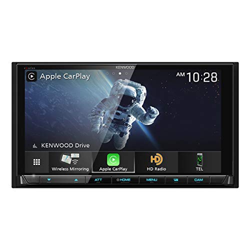 Kenwood DMX957XR 6.8" Digital Media Touchscreen Receiver w/ Apple CarPlay and Android Auto