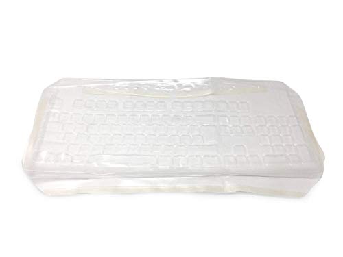 Keyboard Cover Compatible with Dell KB212-B / KB4021 - Part #641G104 - Protects from Mold, Spills, Dirt, Grease, Food, and Bacteria - Easy to Clean and Disinfect.