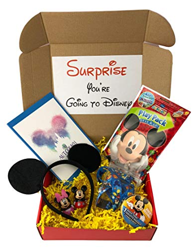 KKC Deluxe Mickey Vacation Gift for Boys with Park Accessories Including Ears and Autograph Book