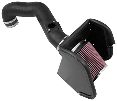 K&N Cold Air Intake Kit: Increase Acceleration & Towing Power, Guaranteed to Increase Horsepower up to 11HP: Compatible with 5.0L, V8, 20016-2018 Nissan Titan XD, 63-6017