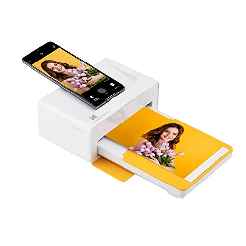 KODAK Dock Plus 4PASS Instant Photo Printer (4x6 inches) + 10 Sheets