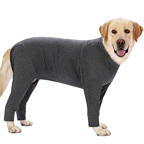 kzrfojy Dog Recovery Suit for Dogs After Surgery Female Male Medium Large Dog Neuter Spay Onesie for Shedding Prevent Licking Surgical Wound Dog Cone Alternative