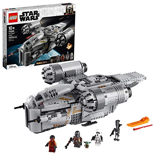 LEGO Star Wars The Razor Crest 75292 Mandalorian Starship Toy, Gift Idea for Kids, Boys and Girls with The Child 'Baby Yoda' Minifigure (Exclusive to Amazon)