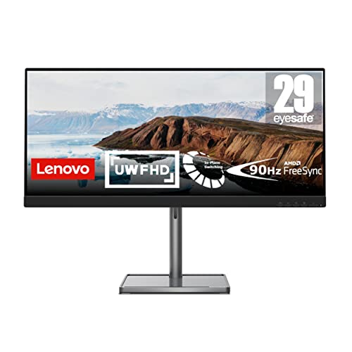 Lenovo L29w-30-2022 - Everyday Monitor - 29 Inch QHD - 90 Hz - AMD FreeSync - Low Blue Light Certified - Tilt Stand Integrated Speakers - HDMI & DP