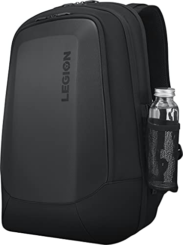 Lenovo Legion 17" Armored Backpack II, Gaming Laptop Bag, Double-Layered Protection, Dedicated Storage Pockets, GX40V10007, Black