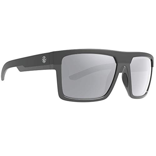 Leupold Becnara Performance Eyewear with Matte Black/Gloss Black Frames and Shadow Gray Flash Polarized Lenses