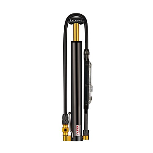 Lezyne Micro Floor Drive Digital HVG Bicycle Portable Floor Pump, Black, Gravel, Mountain Bike, High Volume, Presta and Schrader Valve, Digital Gauge