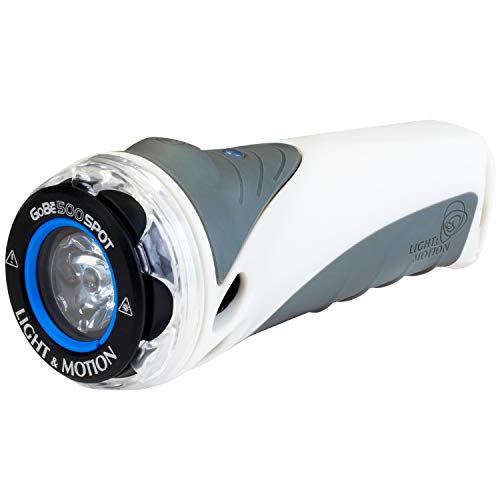 Light & Motion GoBe 500 Spot. USB-Rechargeable Body, Waterproof to 120 Meters, Factory-Sealed Batteries, and Bright LED Heads Make GoBe The Most Versatile Light in The World.