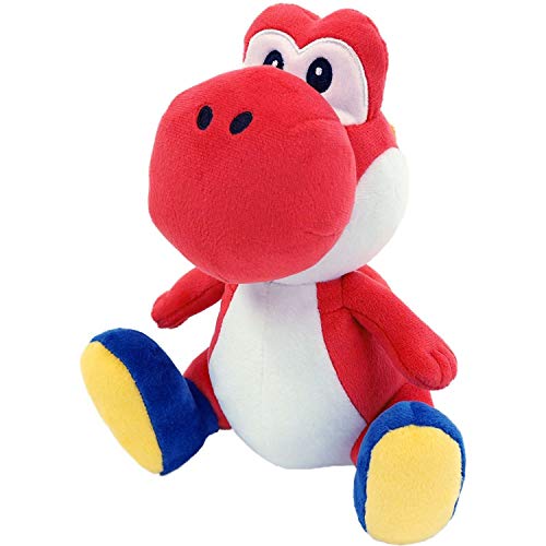 Little Buddy 1389 Super Mario All Star Collection Red Yoshi Plush, 7"