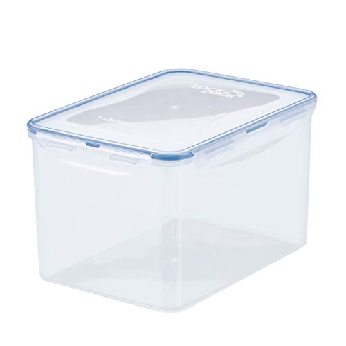 LocknLock Easy Essentials Airtight Rectangular Tall Food Storage Container 152.16-oz / 18.8 Cup, Clear