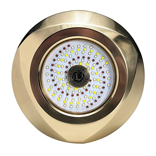 Lumitec Typhoon Underwater Light, Through-Hull, Bronze, Spectrum RGBW, One Size