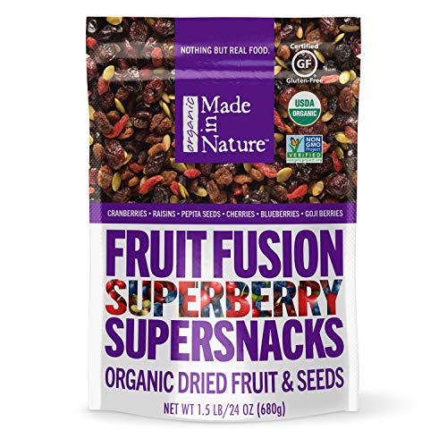 Made In Nature Superberry Fruit Fusion, 24 oz - Organic Fruit and Nut Trail Mix