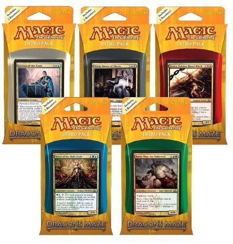 Magic the Gathering (MTG) Dragon's Maze Intro Pack: Azorius Authority (Includes 2 Booster Packs) Theme Deck