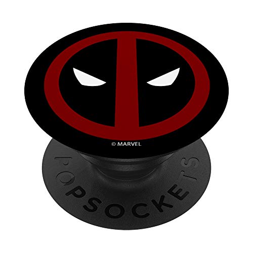 Marvel Deadpool Mask Straight Away PopSockets PopGrip: Swappable Grip for Phones & Tablets